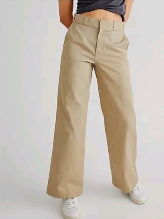 Dickies Pants - Wide Leg Khaki Pants